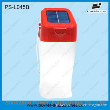 durable plastic solar lamp with flexible steel handle